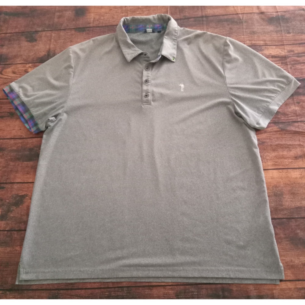 Willam Murray‎ Short Sleeve Golf Polo Shirt Men's 2XL Gray